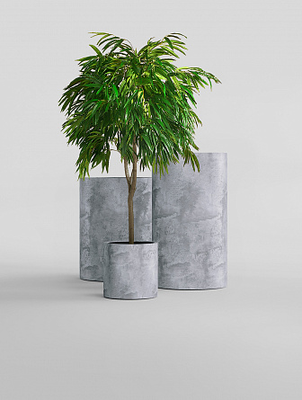 CYLINDER CONCRETE GREY LIGHT