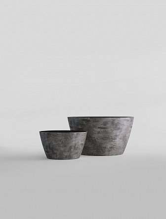 BOWL CONCRETE GREY DARK