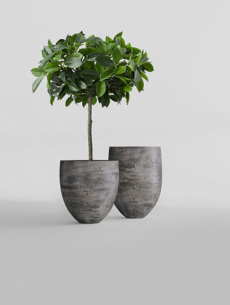 BARREL CONCRETE GREY DARK