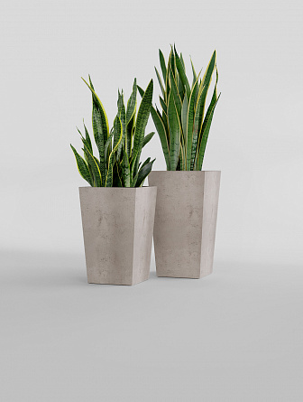 CONIC CONCRETE WHITE