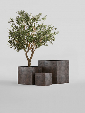 CUBE TAUPE CONCRETE