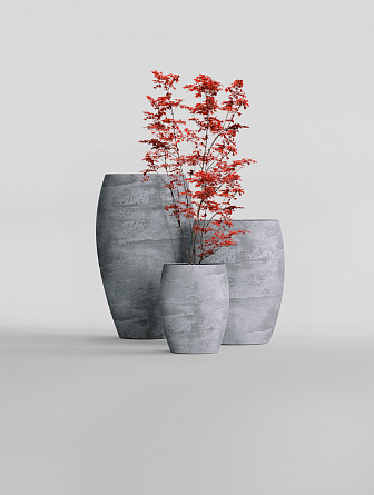 OVAL CONCRETE GREY LIGHT