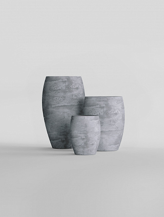 OVAL CONCRETE GREY LIGHT